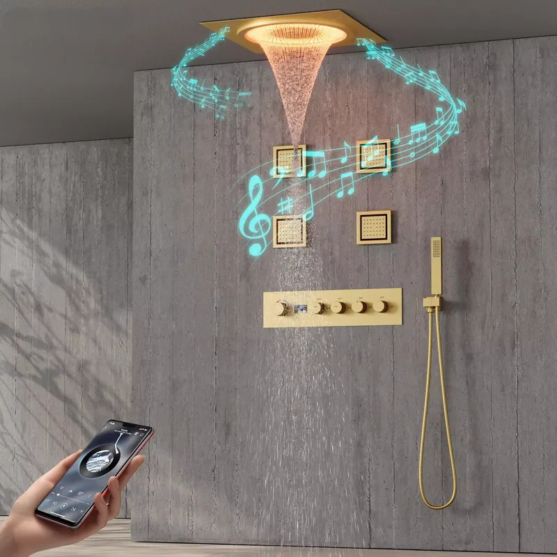 Smart Home In Us - Slimme LED Doucheset Badkamer Muziek Verborgen