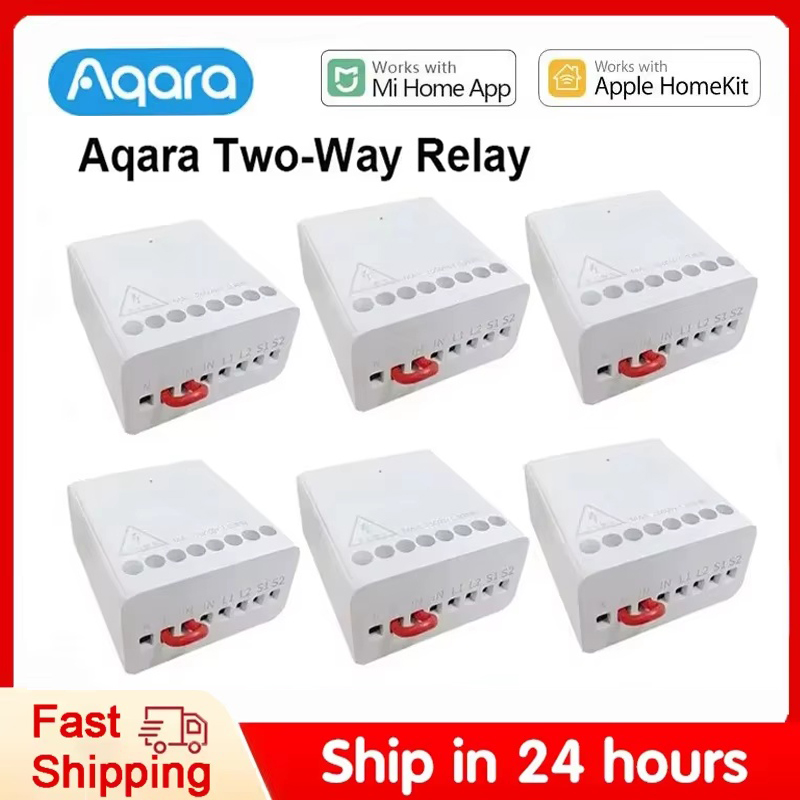 Smart Home Xiaomi 2 - Aqara 2 kanalen draadloze relaiscontroller Tweewegbesturingsmodule