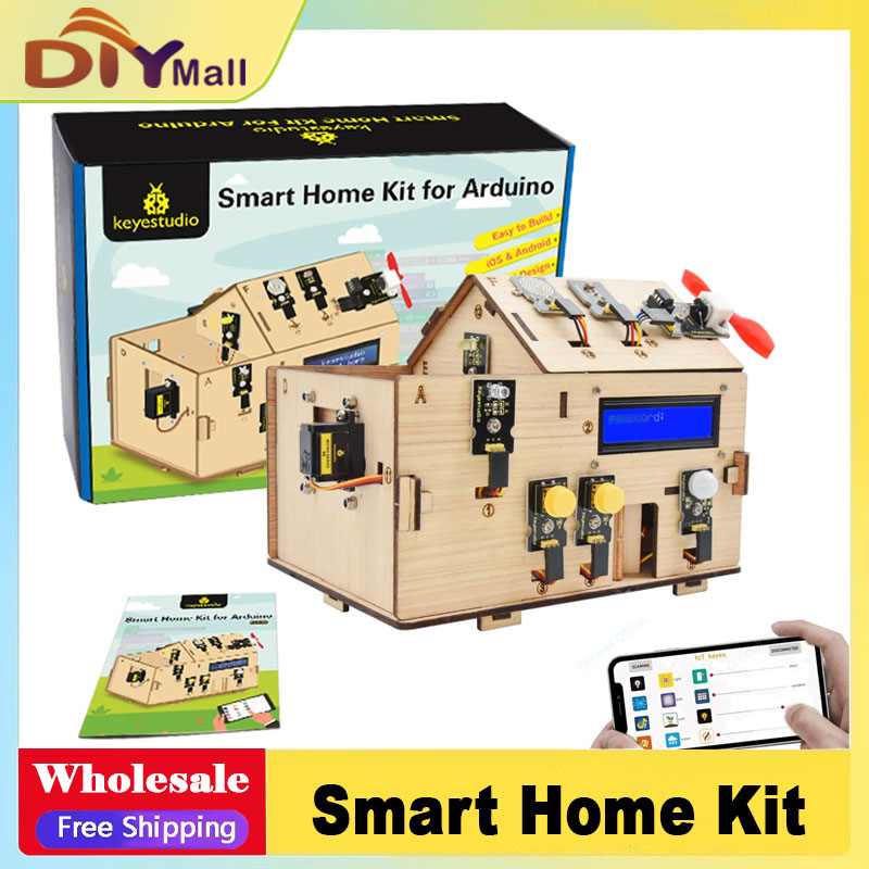 Smart Home Arduino - Keyestudio Smart IoT Home Kit met