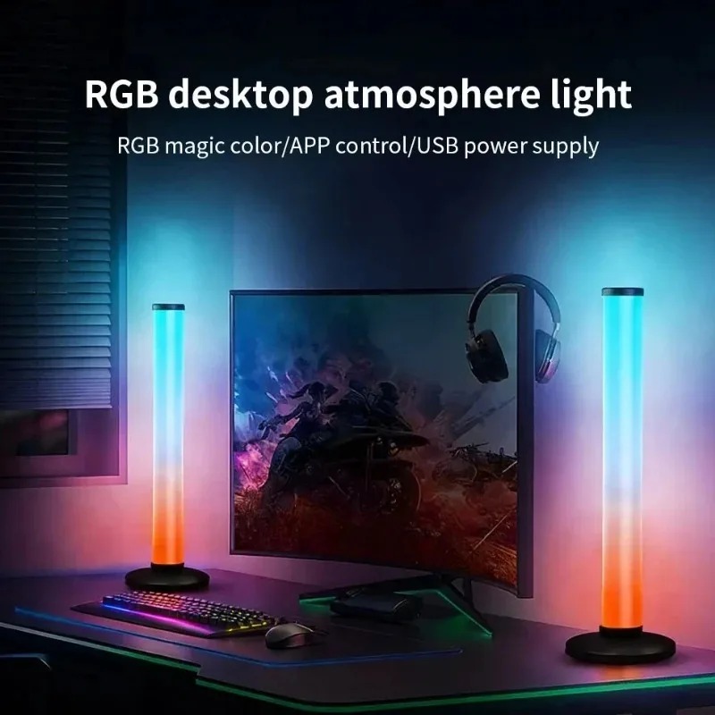 Smart Home Decor - RGB LED-lichtbalk, USB-aangedreven, slimme tv-omgevingsverlichting met