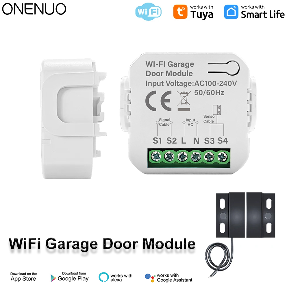 Smart Home Villa - Smart Tuya WiFi Garagedeurschakelaar Deuropening Smart