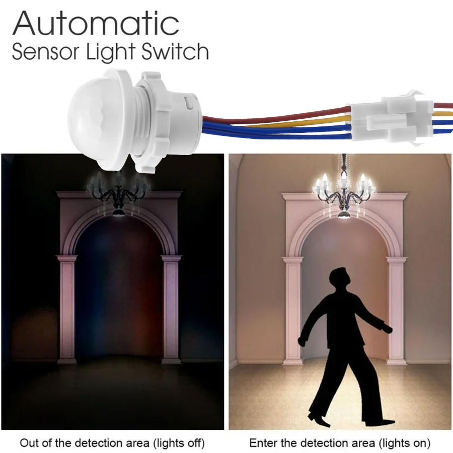 Voice Control Light Bulb - Bewegingssensor Lichtschakelaar PIR Sensor Slimme Detectieschakelaar