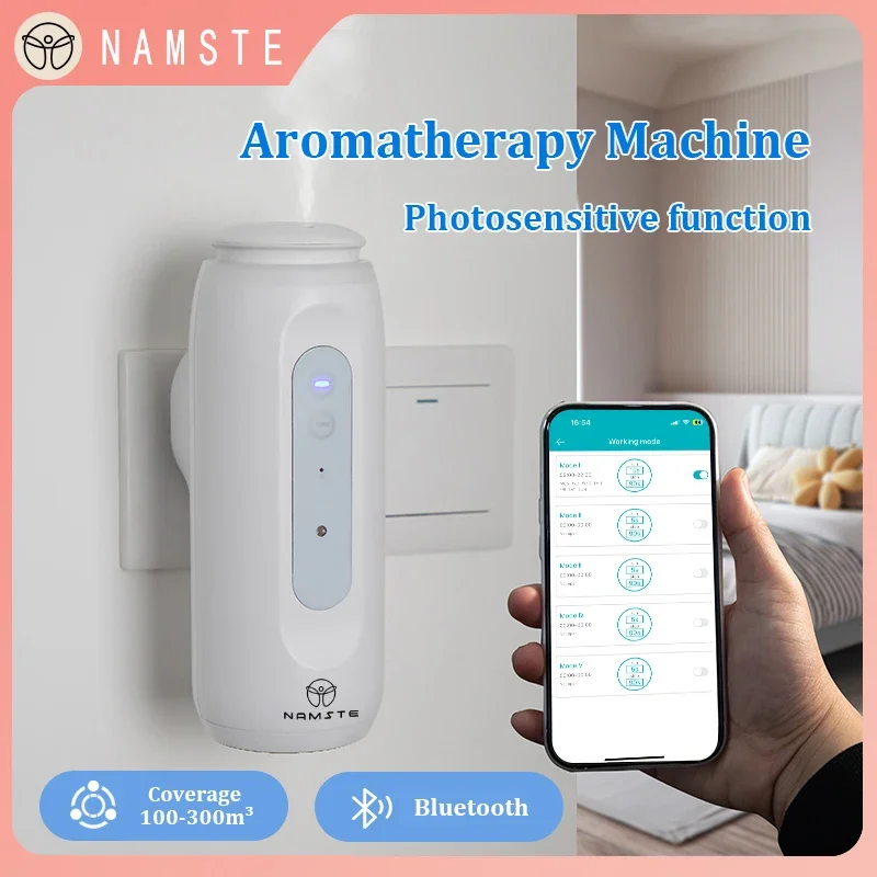 Smart Night Light - NAMSTE Draagbare Slimme Diffuser 100m³ Bluetooth