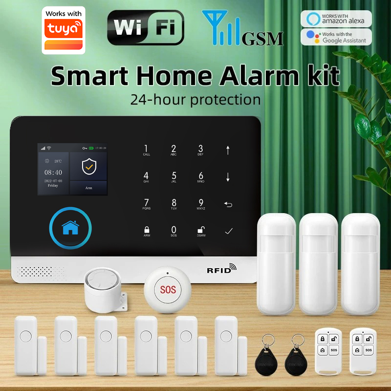 Smart Home Full System - PGST WIFI GSM Smart Home Security
