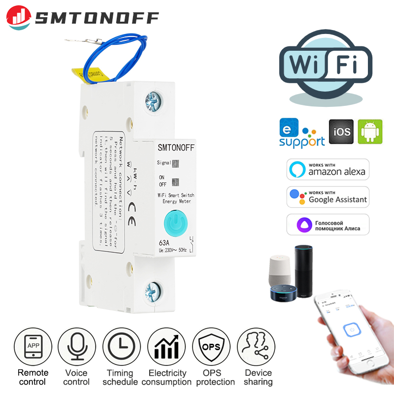 Smart Home Monitoring - Ewelink WiFi Slimme Schakelaar Energiebewaking Automatische