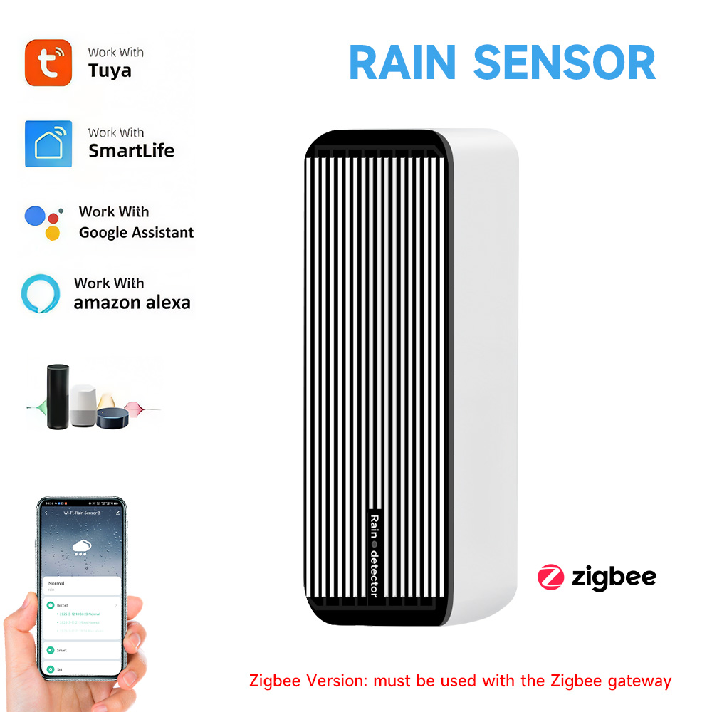 Smart Home Villa - Tuya ZigBee Regensensor Tuya Regendetectiesensor Smart