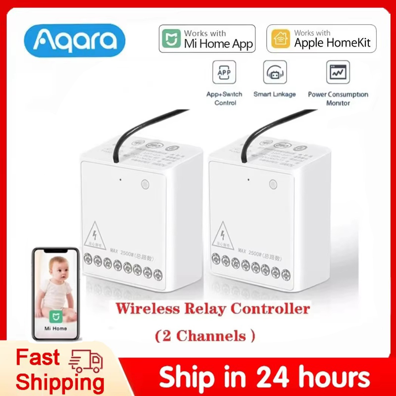 Smart Home Xiaomi 2 - Originele Aqara tweewegs besturingsmodule relais schakelaar
