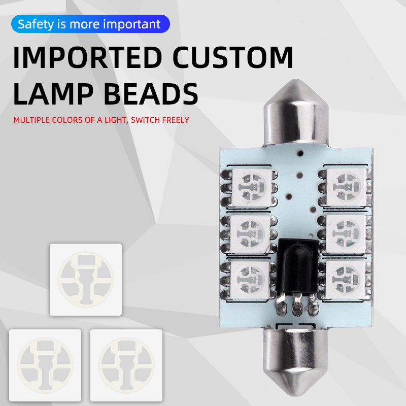 2 stuks LED C5W Festoon Daklam - Voice Control Light Bulb recensie en prijs