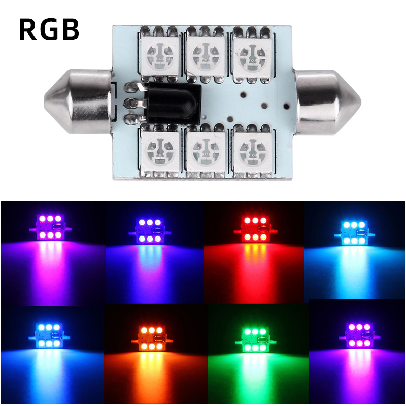 2 stuks LED C5W Festoon Daklam - Voice Control Light Bulb recensie en prijs