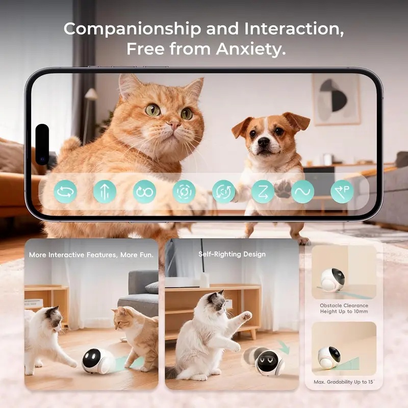 Beweegbare Indoor Huisdierrobo - Smart Home Monitoring recensie en prijs
