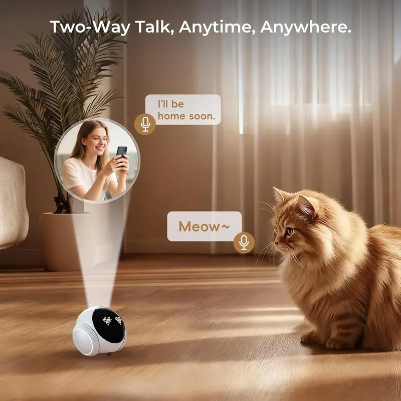 Beweegbare Indoor Huisdierrobo - Smart Home Monitoring recensie en prijs