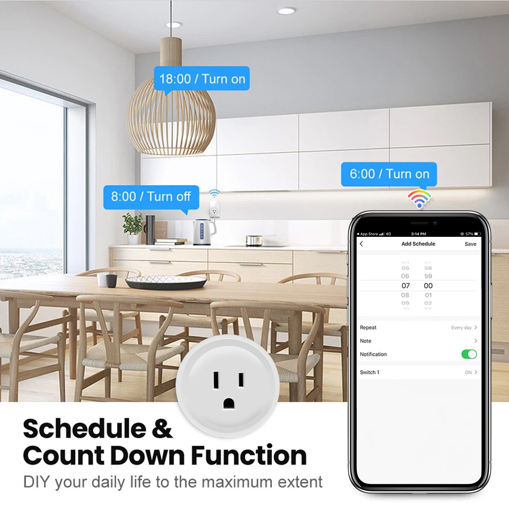 16A Tuya Smart WiFi-stekker Am - Smart Home Japan recensie en prijs