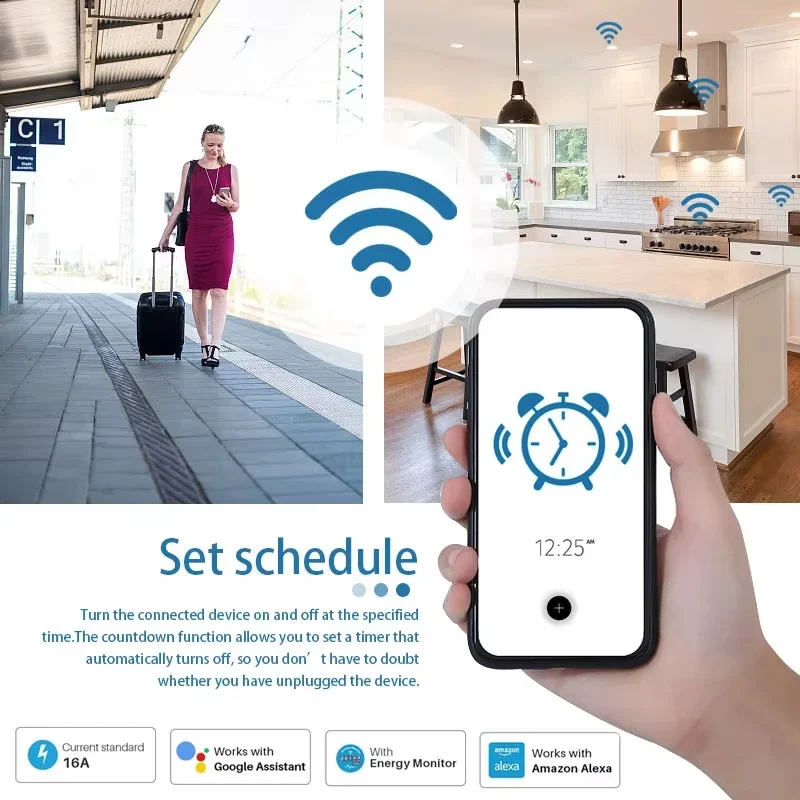 WiFi of Zigbee 3.0 EU Smart Pl - Smart Home Utilities recensie en prijs