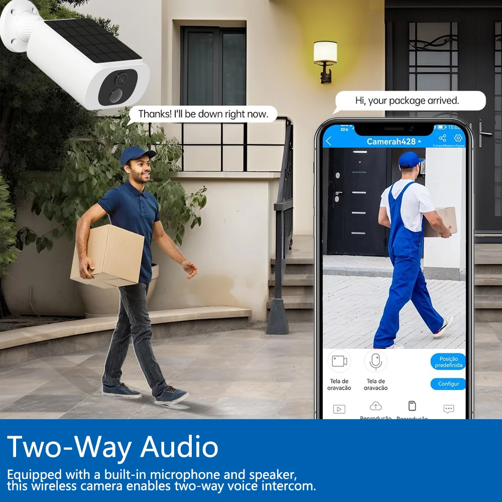 5MP Tuya Smartlife Outdoor Sol - Smart Home Battery Camera recensie en prijs