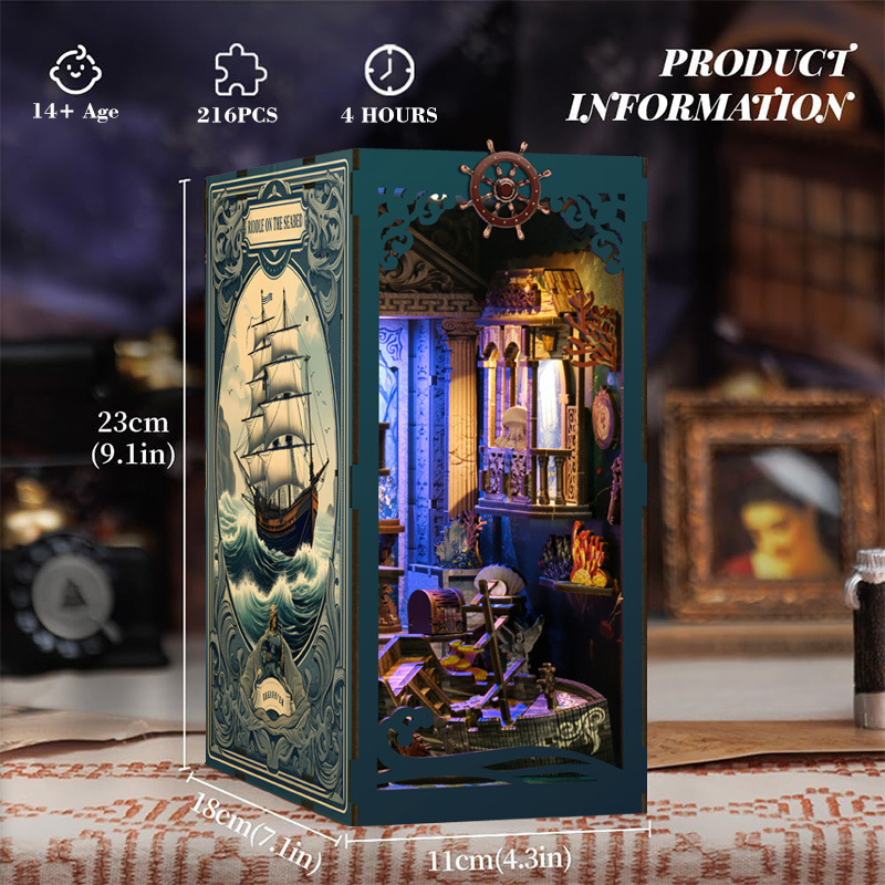 3D Houten DIY Boekensteunpuzze - Smart Home Decor recensie en prijs