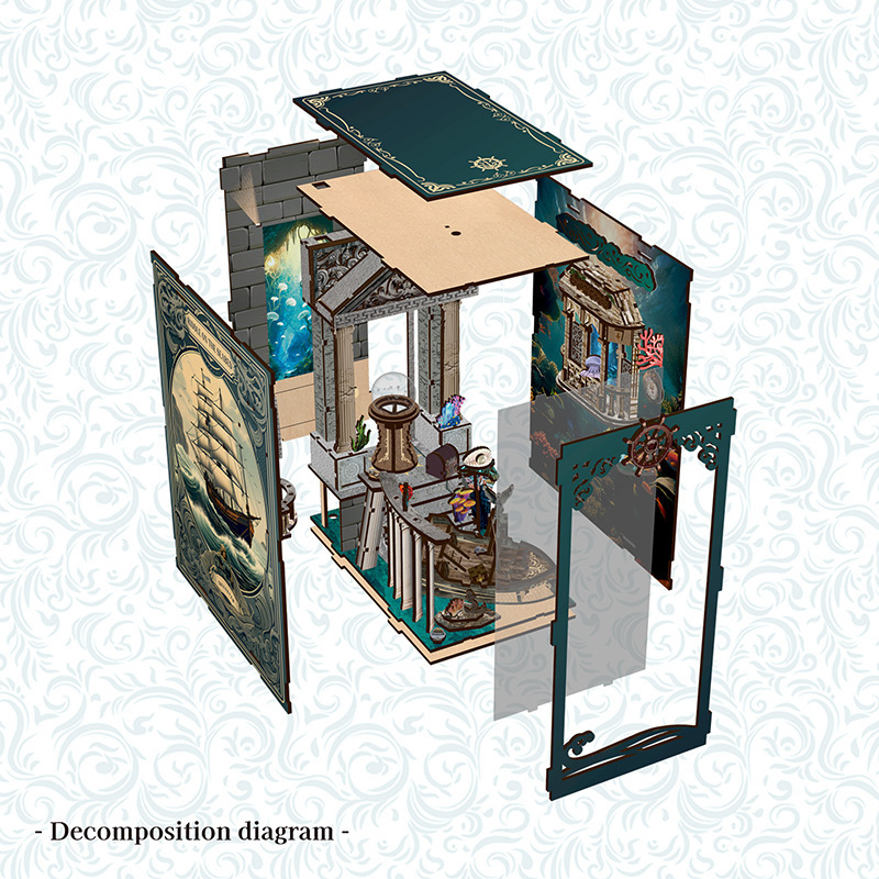 3D Houten DIY Boekensteunpuzze - Smart Home Decor recensie en prijs