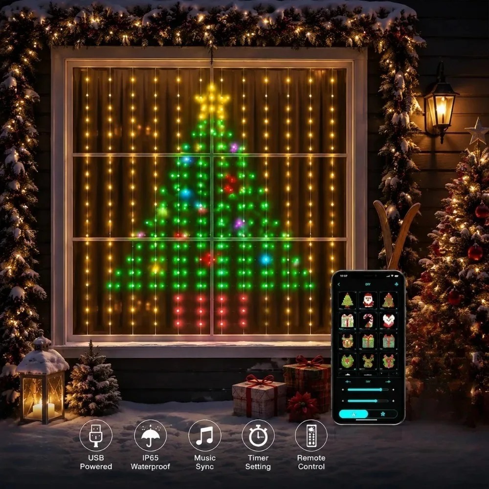 LED Pixel Gordijnverlichting B - Smart Home Decor recensie en prijs