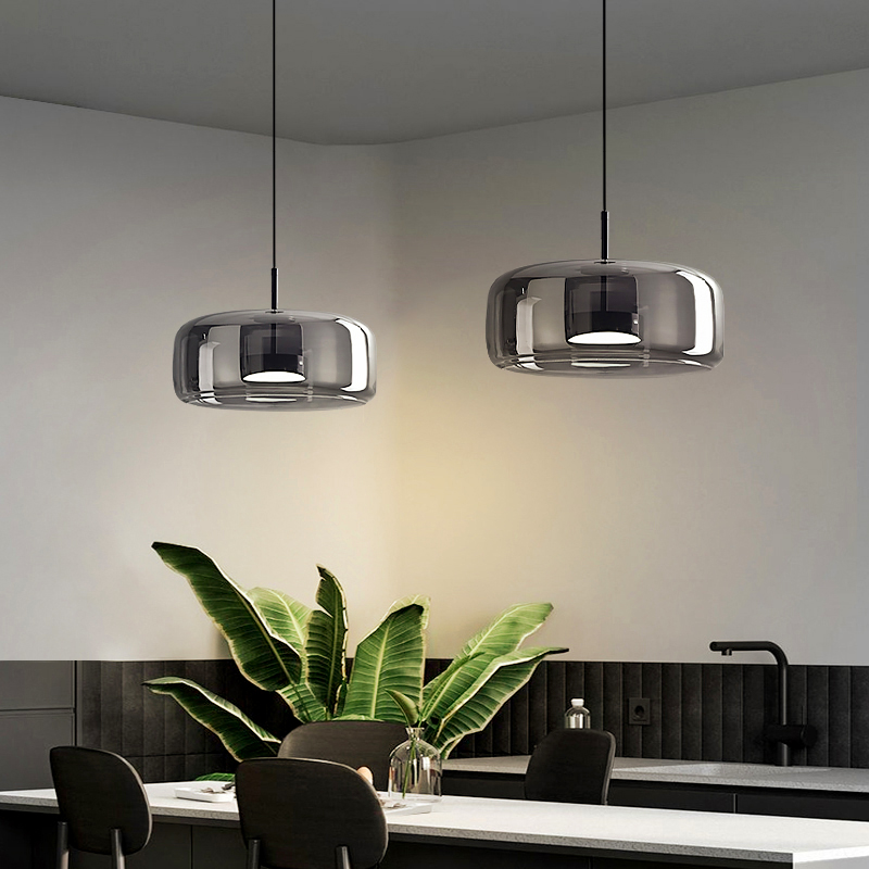 Moderne glazen hanglamp LED-kr - Voice Control Light Bulb recensie en prijs