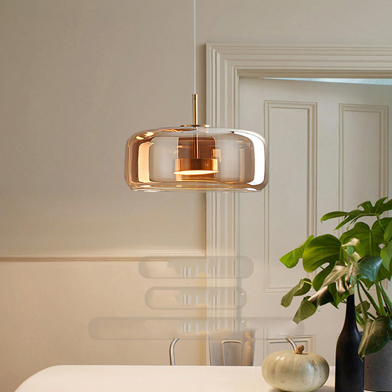 Moderne glazen hanglamp LED-kr - Voice Control Light Bulb recensie en prijs