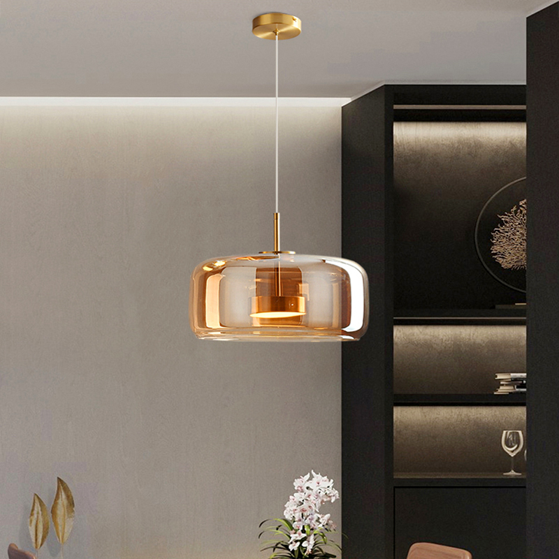 Moderne glazen hanglamp LED-kr - Voice Control Light Bulb recensie en prijs
