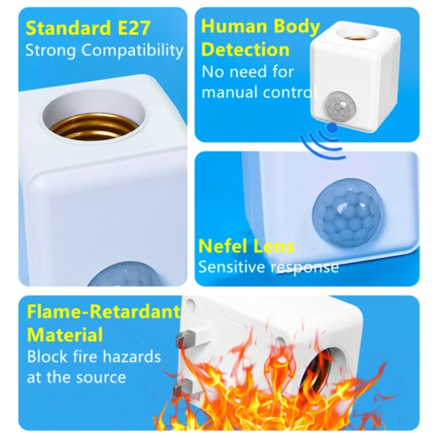 E27 PIR Bewegingssensor Led Sc - Voice Control Light Bulb recensie en prijs