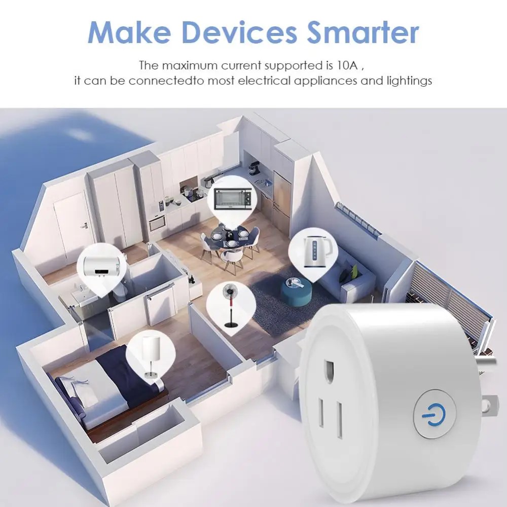 Tuya Smart Wifi Plug US Standa - Smart Home Utilities recensie en prijs