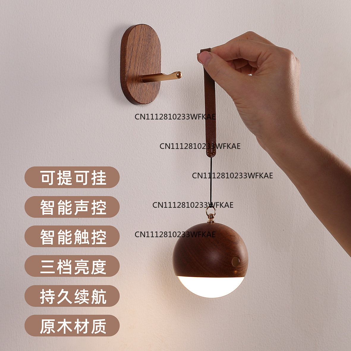 Massief houten slimme geluidsg - Smart Night Light recensie en prijs
