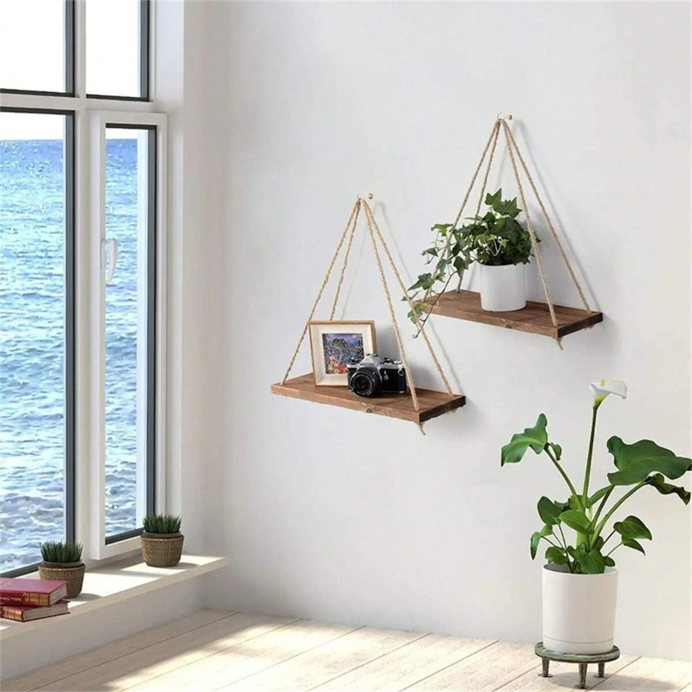 1Set Houten Hangende Planken S - Smart Home Decor recensie en prijs