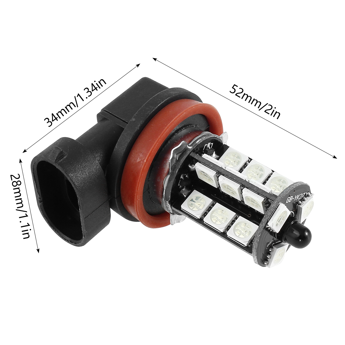 2 STKS 27 LED Auto Mistlampen  - Voice Control Light Bulb recensie en prijs